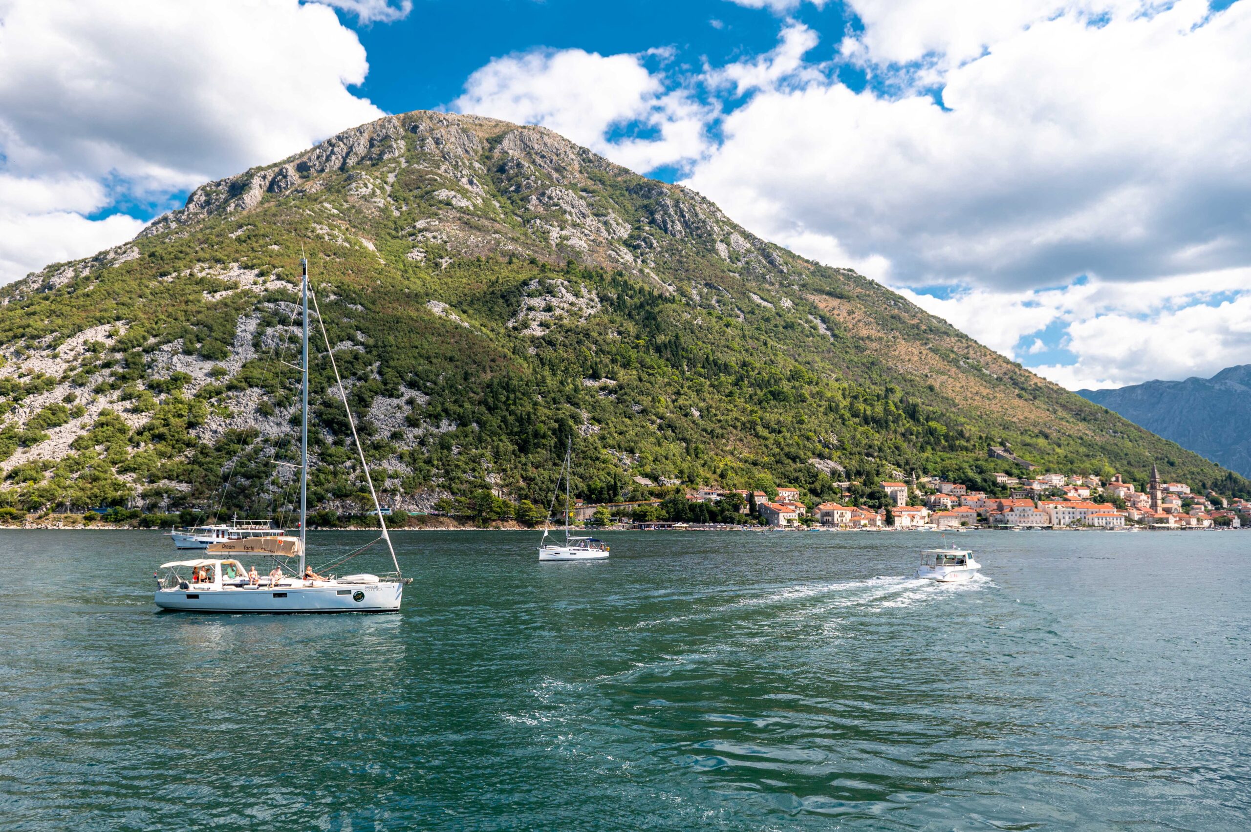 boat tour in bay of kotor
