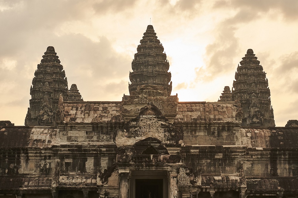 Angkor wat at Sunrise