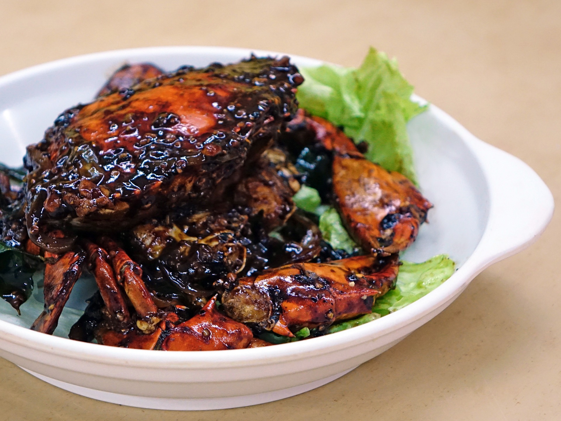 Singapore - Crab with black pepper