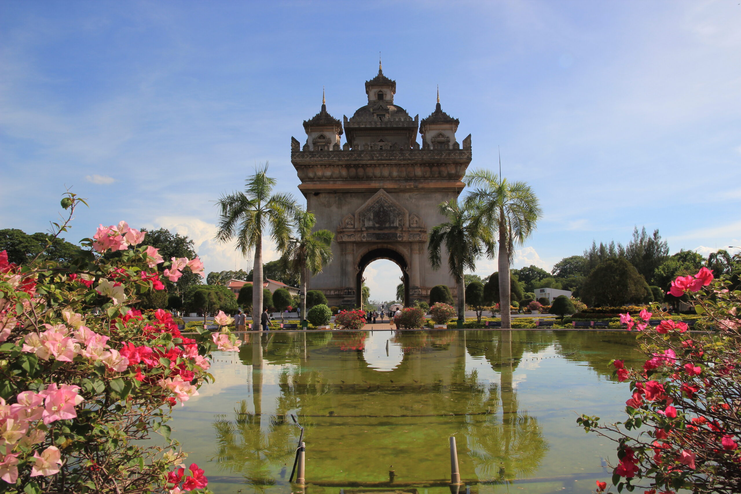 Vientiane - View on Patuxai